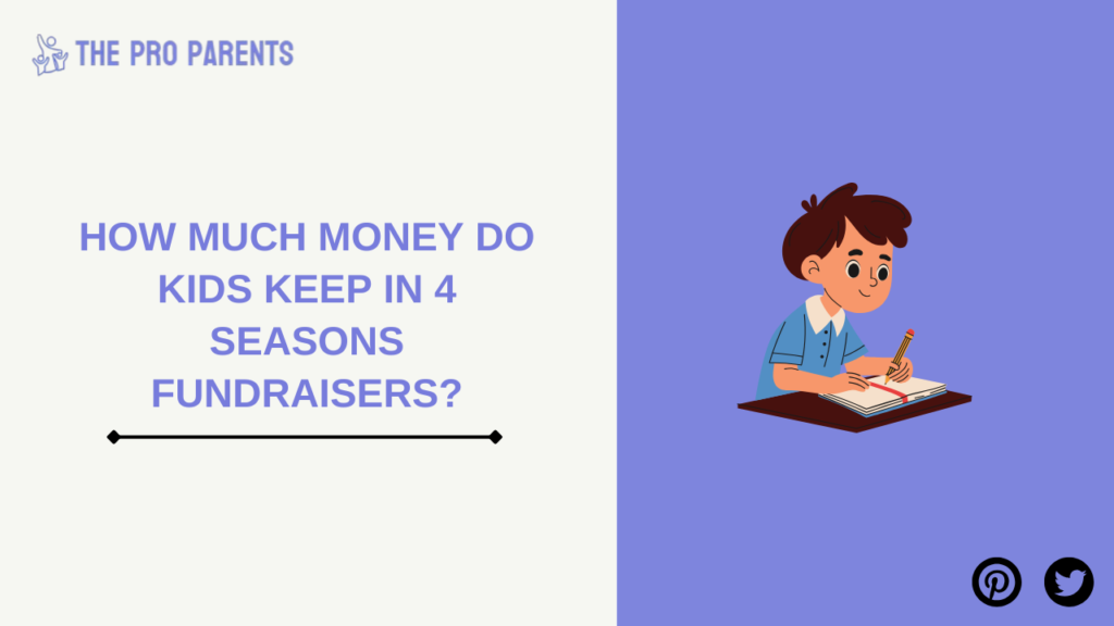 How Much Money Do Kids Keep in 4 Seasons Fundraisers