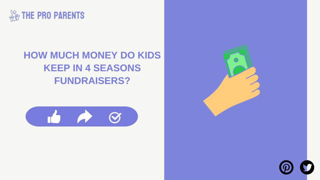 How Much Money Do Kids Keep in 4 Seasons Fundraisers