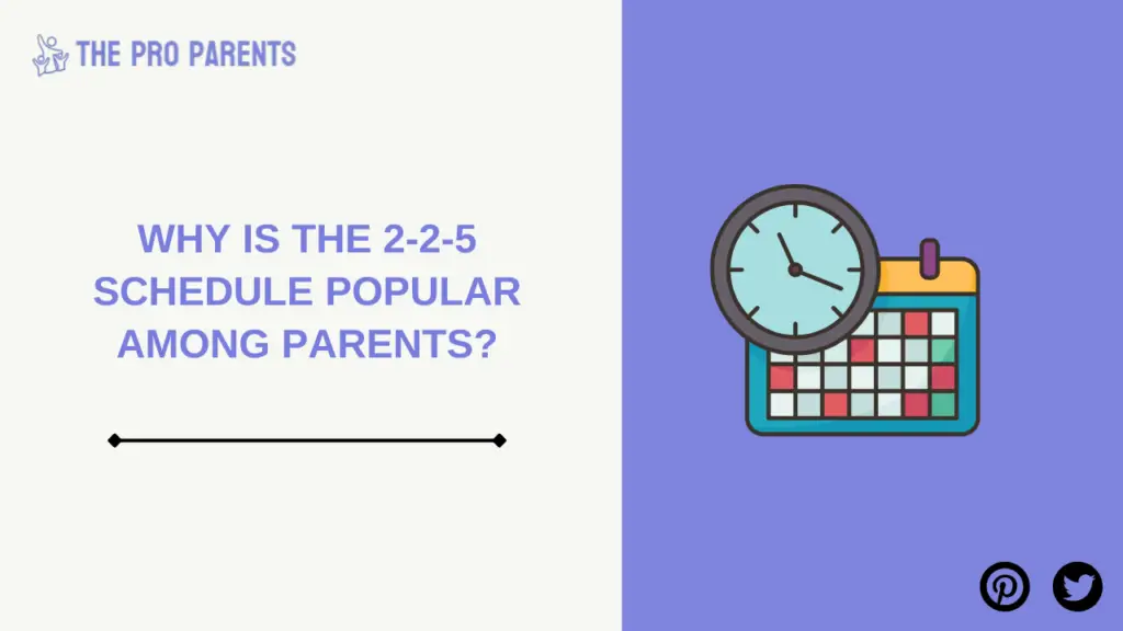 Why is the 2-2-5 Schedule Popular Among Parents